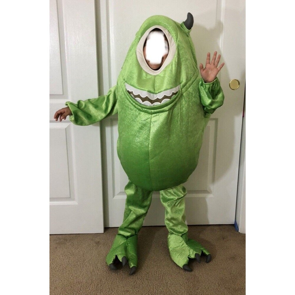 Disney Store Mike Wazowski Monsters, Inc Full Body Costume Child Size 4-6 Years